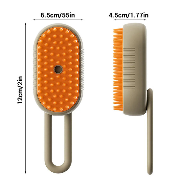 PawLife 3-in-1 Steam Grooming Brush