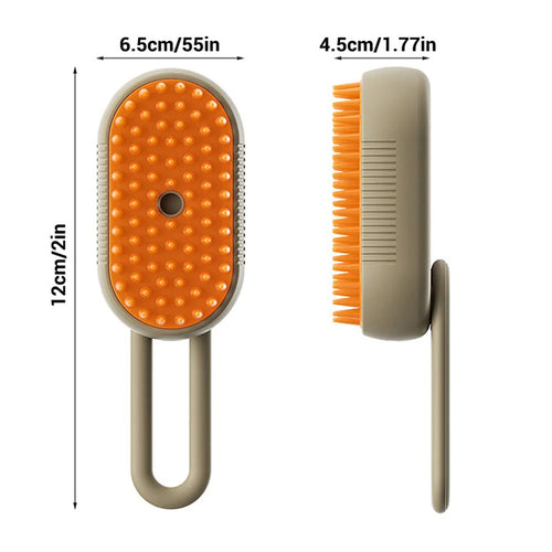 PawLife 3-in-1 Steam Grooming Brush