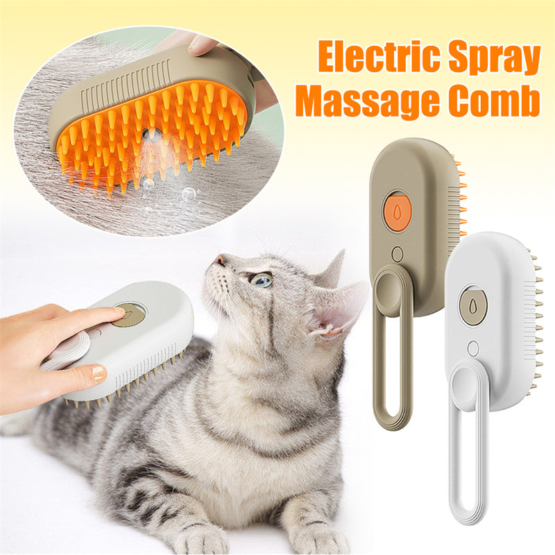 PawLife 3-in-1 Steam Grooming Brush