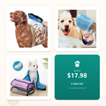 PawLife Spa Day Bath Bundle - 3-piece bath set